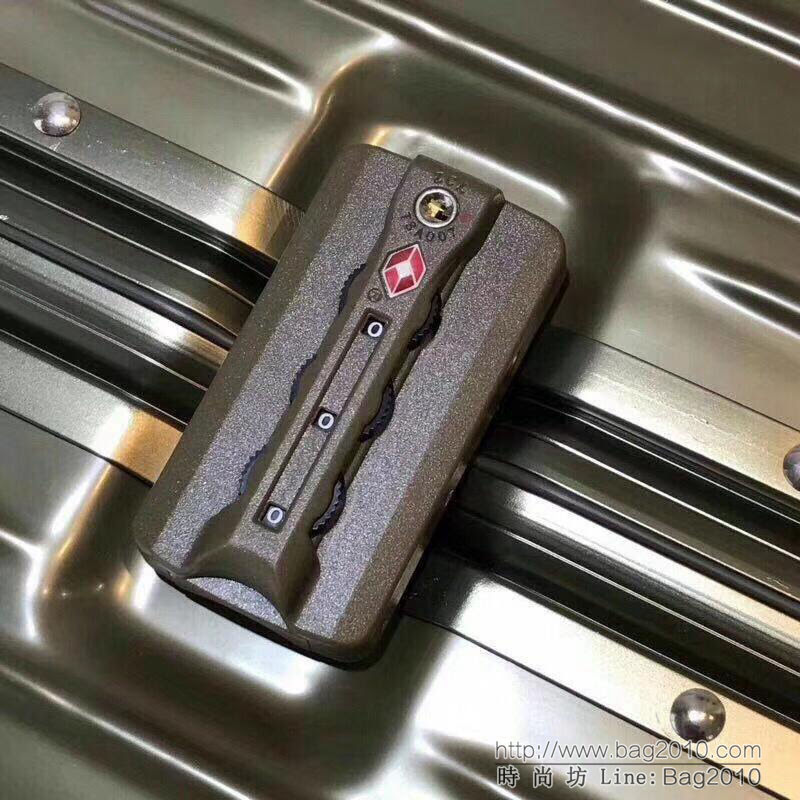 RIMOWA日默瓦 經典款拉杆箱 pc配鋁鎂合金邊框 代工廠生產 靜音萬向輪 無極拉杆拉箱  xbt1078